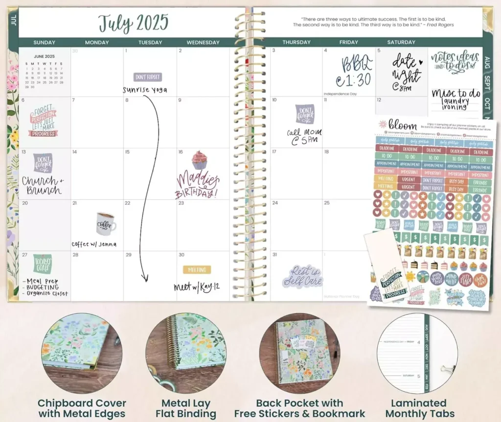 time management for working moms planner