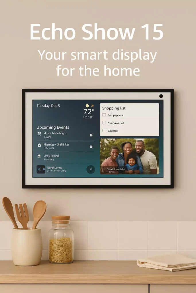 echo show 15 mom home office gadgets